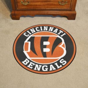 Cincinnati Bengals Roundel Rug - 27in. Diameter-17955