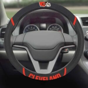 Cleveland Browns Embroidered Steering Wheel Cover-18567