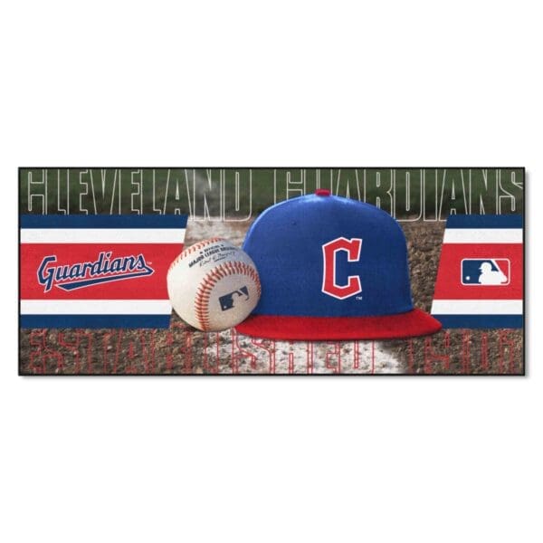 MLB - Cleveland Guardians - Baseball Runner Rug - 30in. x 72in. - Image 2