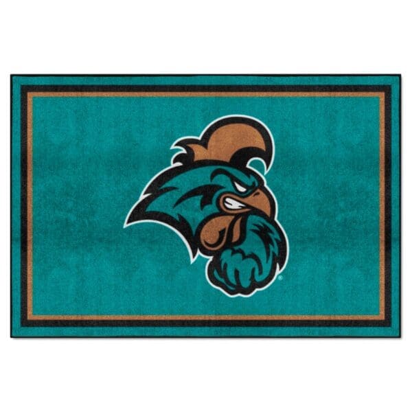 NCAA - Coastal Carolina University Chanticleers - 5ft. x 8 ft. Plush Area Rug - Image 2
