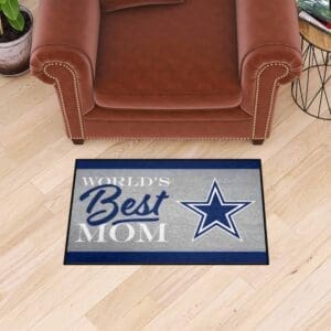 Dallas Cowboys World's Best Mom Starter Mat Accent Rug - 19in. x 30in.-18024