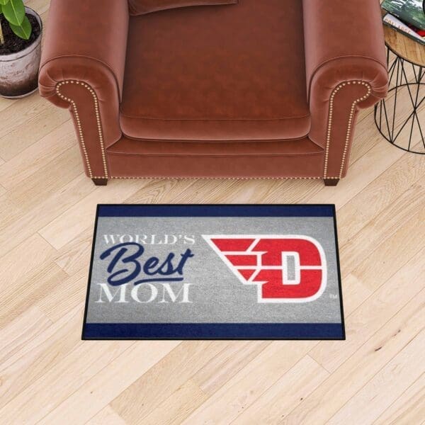 Dayton Flyers World's Best Mom Starter Mat Accent Rug - 19in. x 30in.-34537