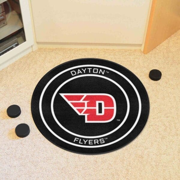 Dayton Hockey Puck Rug - 27in. Diameter-33163