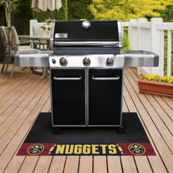 Denver Nuggets Vinyl Grill Mat - 26in. x 42in.-14202