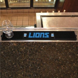 Detroit Lions Bar Drink Mat - 3.25in. x 24in.-13985