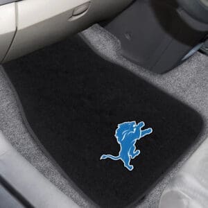 Detroit Lions Embroidered Car Mat Set - 2 Pieces-20600