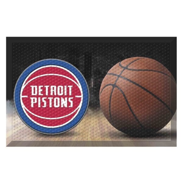 NBA - Detroit Pistons - Rubber Scraper Door Mat - Image 2