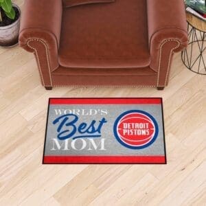 Detroit Pistons World's Best Mom Starter Mat Accent Rug - 19in. x 30in.-34177