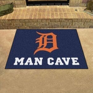 Detroit Tigers Man Cave All-Star Rug - 34 in. x 42.5 in.-22408