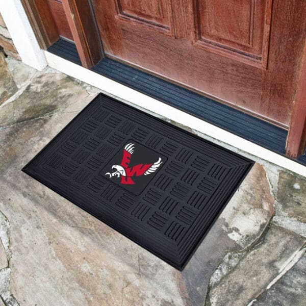 Eastern Washington Eagles Heavy Duty Vinyl Medallion Door Mat - 19.5in. x 31in.-28080