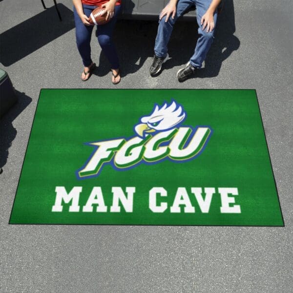 Florida Gulf Coast Eagles Man Cave Ulti-Mat Rug - 5ft. x 8ft.-33302