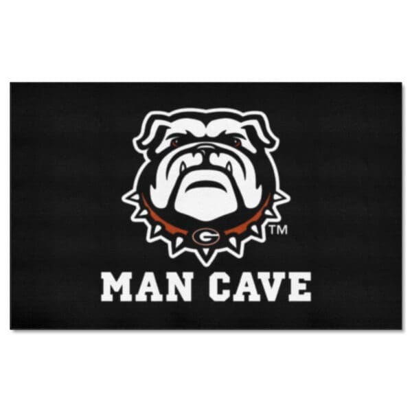 NCAA - University of Georgia Bulldogs - Man Cave Ulti-Mat Rug - 5ft. x 8ft. - Image 2