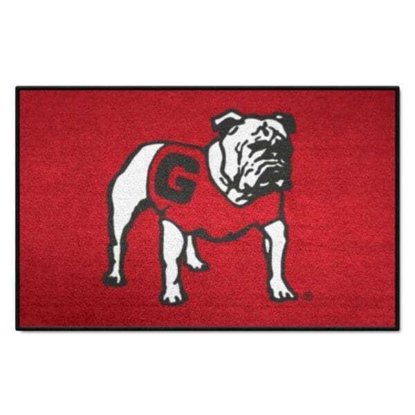 NCAA - University of Georgia Bulldogs - Starter Mat Accent Rug - 19in. x 30in. - Image 2