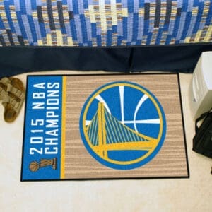 Golden State Warriors 2015 NBA Champions Starter Mat Accent Rug - 19in. x 30in.-18263