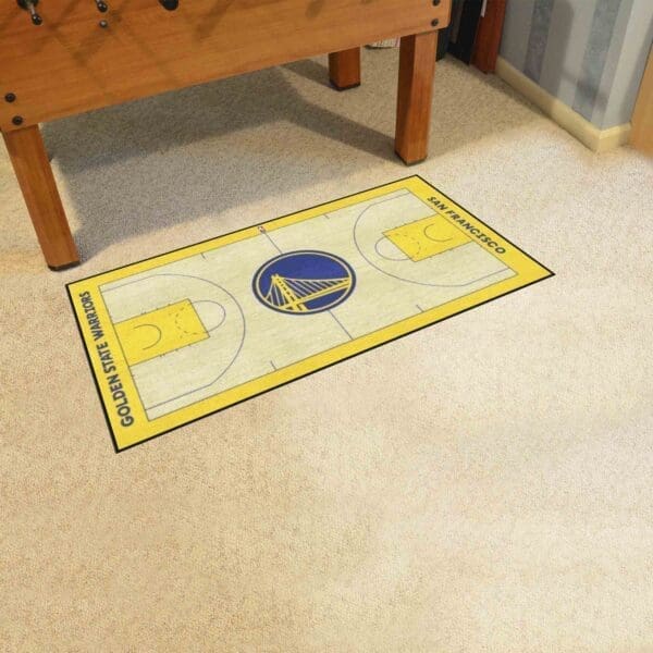 Golden State Warriors Large Court Runner Rug - 30in. x 54in.-9264