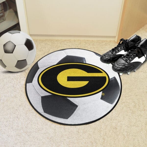 Grambling State Tigers Soccer Ball Rug - 27in. Diameter-4437