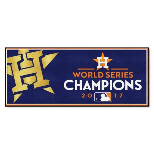 MLB - Houston Astros - Baseball Runner Rug - 30in. x 72in. - Image 2