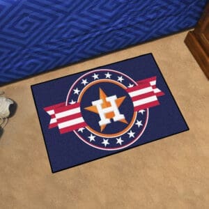 Houston Astros Starter Mat Accent Rug - 19in. x 30in. Patriotic Starter Mat-18538