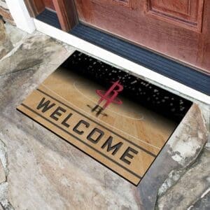 Houston Rockets Rubber Door Mat - 18in. x 30in.-21950