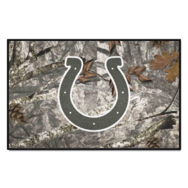 NFL - Indianapolis Colts - Camo Starter Mat Accent Rug - 19in. x 30in. - Image 2
