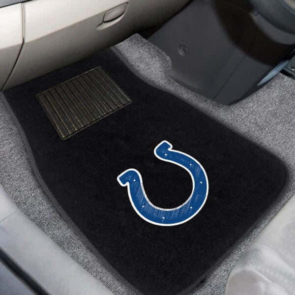 Indianapolis Colts Embroidered Car Mat Set - 2 Pieces-10299