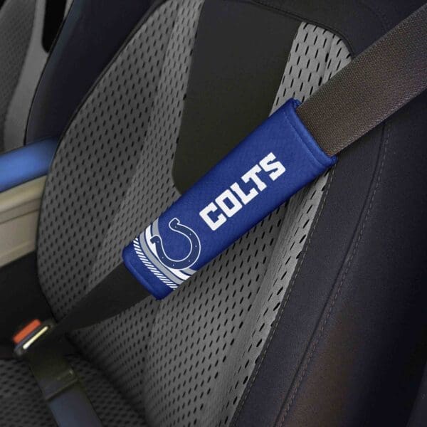 Indianapolis Colts Team Color Rally Seatbelt Pad - 2 Pieces-32097