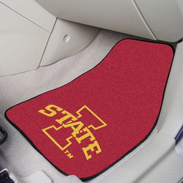 Iowa State Cyclones Front Carpet Car Mat Set - 2 Pieces-5254