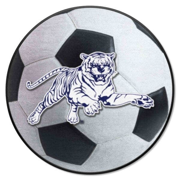 NCAA - Jackson State University Tigers - Soccer Ball Rug - 27in. Diameter - Image 2