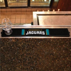 Jacksonville Jaguars Bar Drink Mat - 3.25in. x 24in.-20541