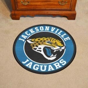 Jacksonville Jaguars Roundel Rug - 27in. Diameter-17962