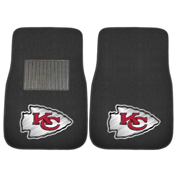 NFL - Kansas City Chiefs - Embroidered Car Mat Set - 2 Pieces - Image 2