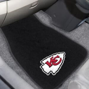Kansas City Chiefs Embroidered Car Mat Set - 2 Pieces-20601