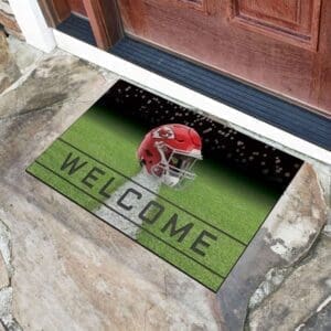 Kansas City Chiefs Rubber Door Mat - 18in. x 30in.-19948