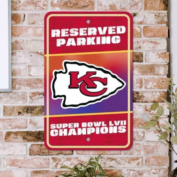 Kansas City Chiefs Super Bowl LVII Parking Sign-38396