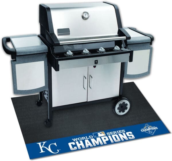 Kansas City Royals 2015 MLB World Series Champions Vinyl Grill Mat - 26in. x 42in.-18930