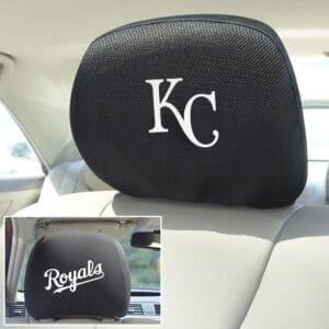 Kansas City Royals Embroidered Head Rest Cover Set - 2 Pieces-12540