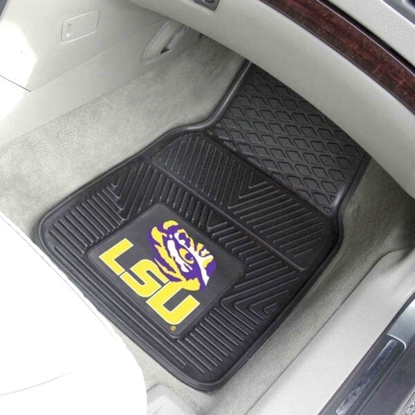 LSU Tigers Heavy Duty Car Mat Set - 2 Pieces-8747
