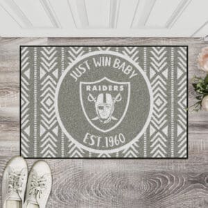 Las Vegas Raiders Southern Style Starter Mat Accent Rug - 19in. x 30in.-26180