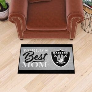 Las Vegas Raiders World's Best Mom Starter Mat Accent Rug - 19in. x 30in.-18038