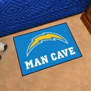 Los Angeles Chargers Man Cave Starter Mat Accent Rug - 19in. x 30in.-14361