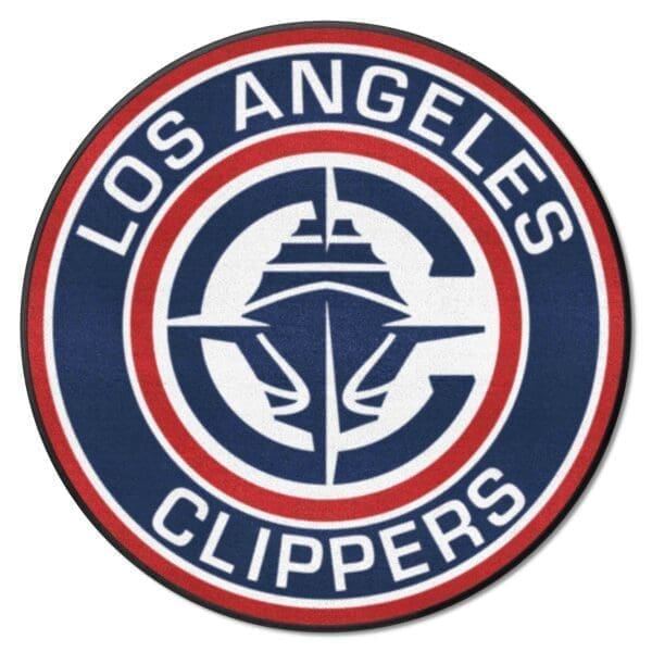 NBA - Los Angeles Clippers - Roundel Rug - 27in. Diameter - Image 2
