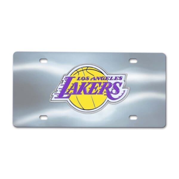 NBA - Los Angeles Lakers - 3D Stainless Steel License Plate - Image 2
