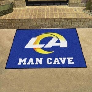 Los Angeles Rams Man Cave All-Star Rug - 34 in. x 42.5 in.-14372