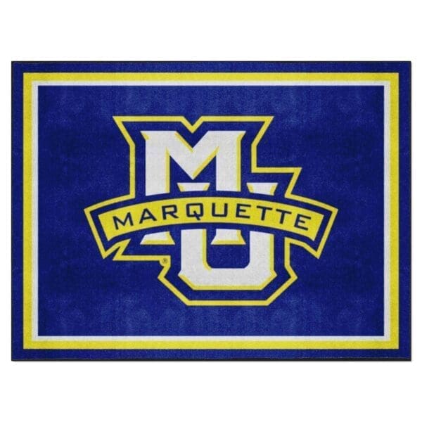 NCAA - Marquette University Golden Eagles - 8ft. x 10 ft. Plush Area Rug - Image 2