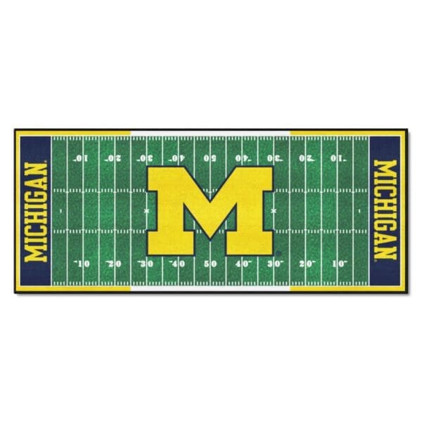 NCAA - University of Michigan Wolverines - Field Runner Mat - 30in. x 72in. - Image 2