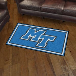 Middle Tennessee Blue Raiders 3ft. x 5ft. Plush Area Rug-26990