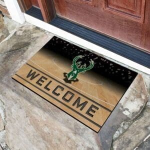 Milwaukee Bucks Rubber Door Mat - 18in. x 30in.-21956