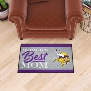 Minnesota Vikings World's Best Mom Starter Mat Accent Rug - 19in. x 30in.-18033