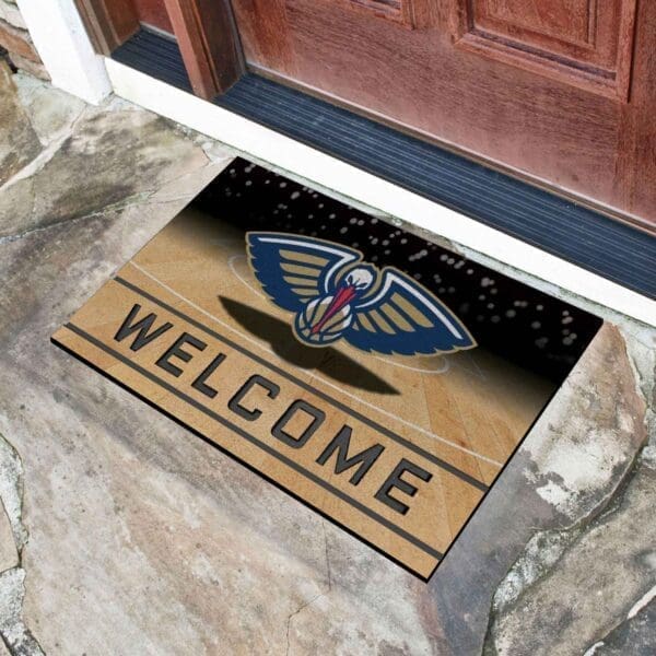 New Orleans Pelicans Rubber Door Mat - 18in. x 30in.-21958