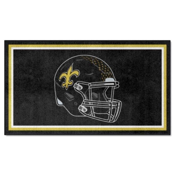 NFL - New Orleans Saints - 3ft. x 5ft. Plush Area Rug - Image 2